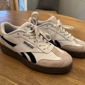 Reebok Women’s White and Black Sneakers